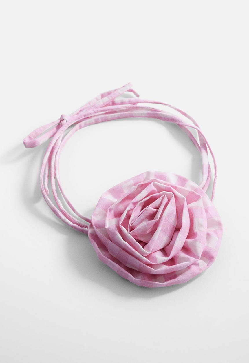 MANGO - Neck scarf matilda - light pink