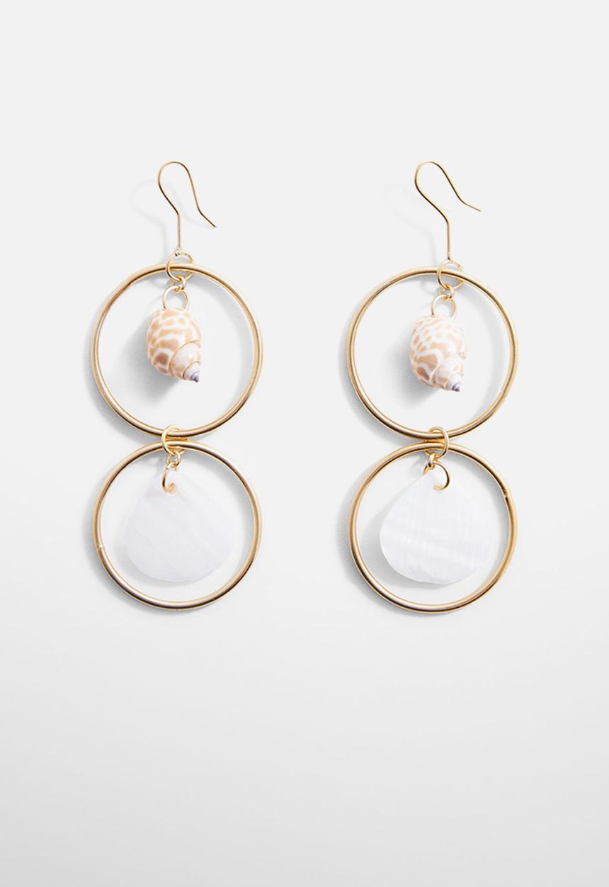 MANGO - Earrings fibi - gold
