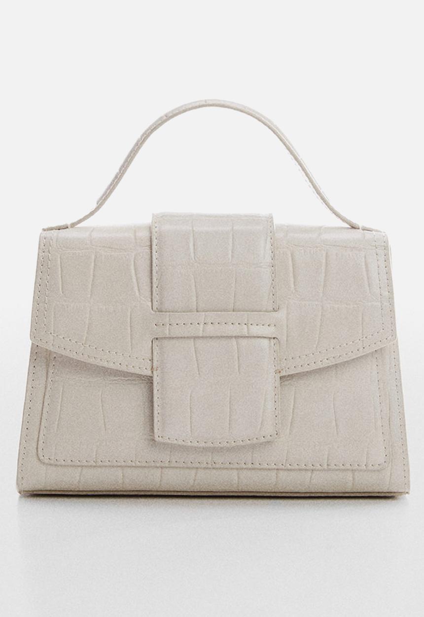 MANGO - Bag agnes - off white