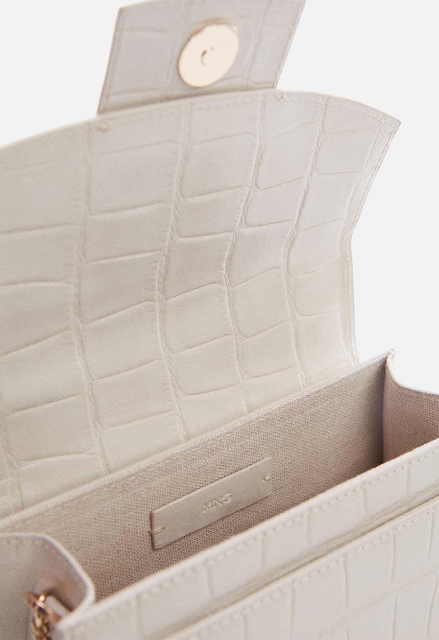 MANGO - Bag agnes - off white