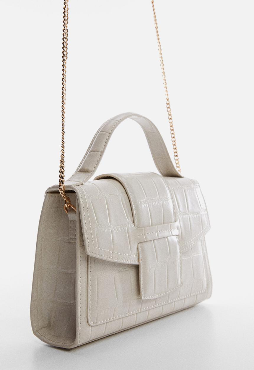 MANGO - Bag agnes - off white