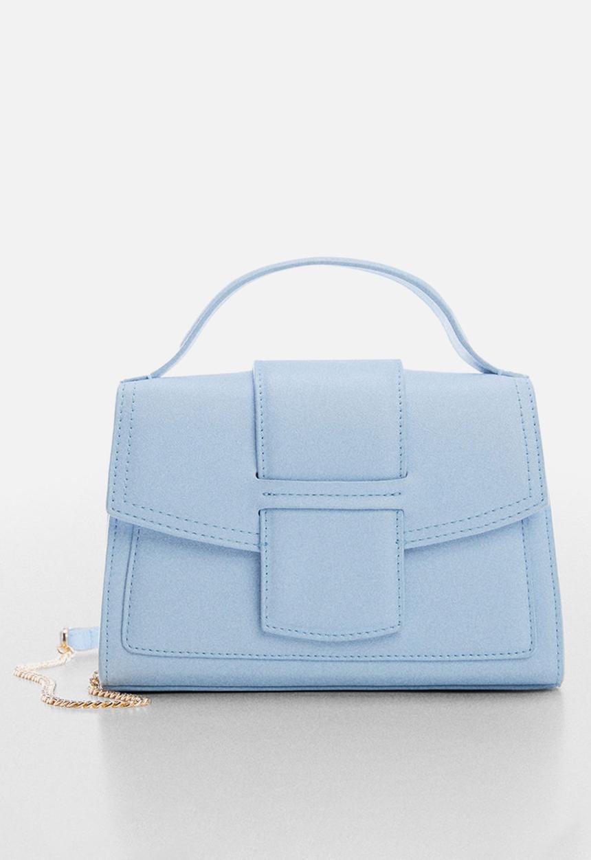 MANGO - Bag agnes - sky blue