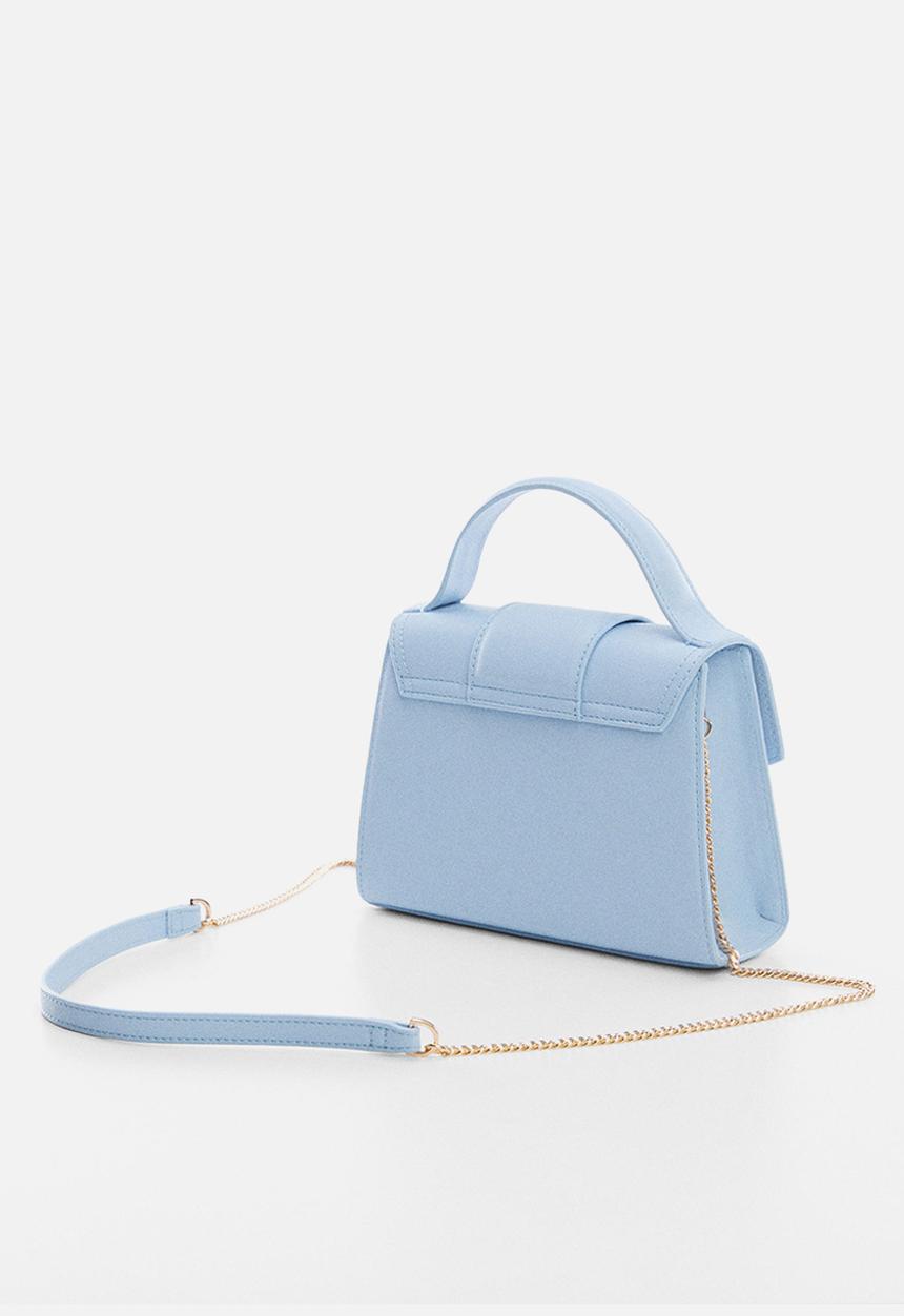 MANGO - Bag agnes - sky blue