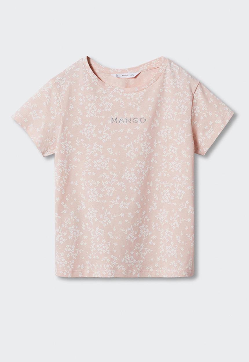 MANGO - T-shirt mangofi - pink