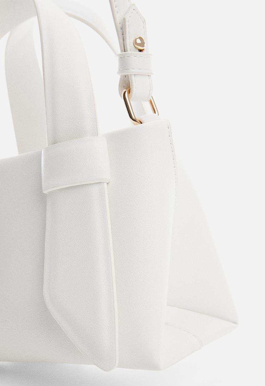MANGO - Bag kim - white