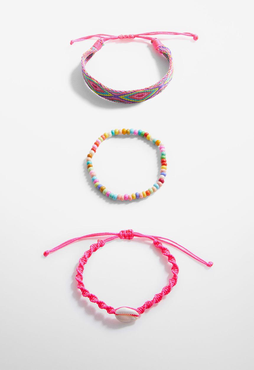 MANGO - Bracelet mexicob - pink
