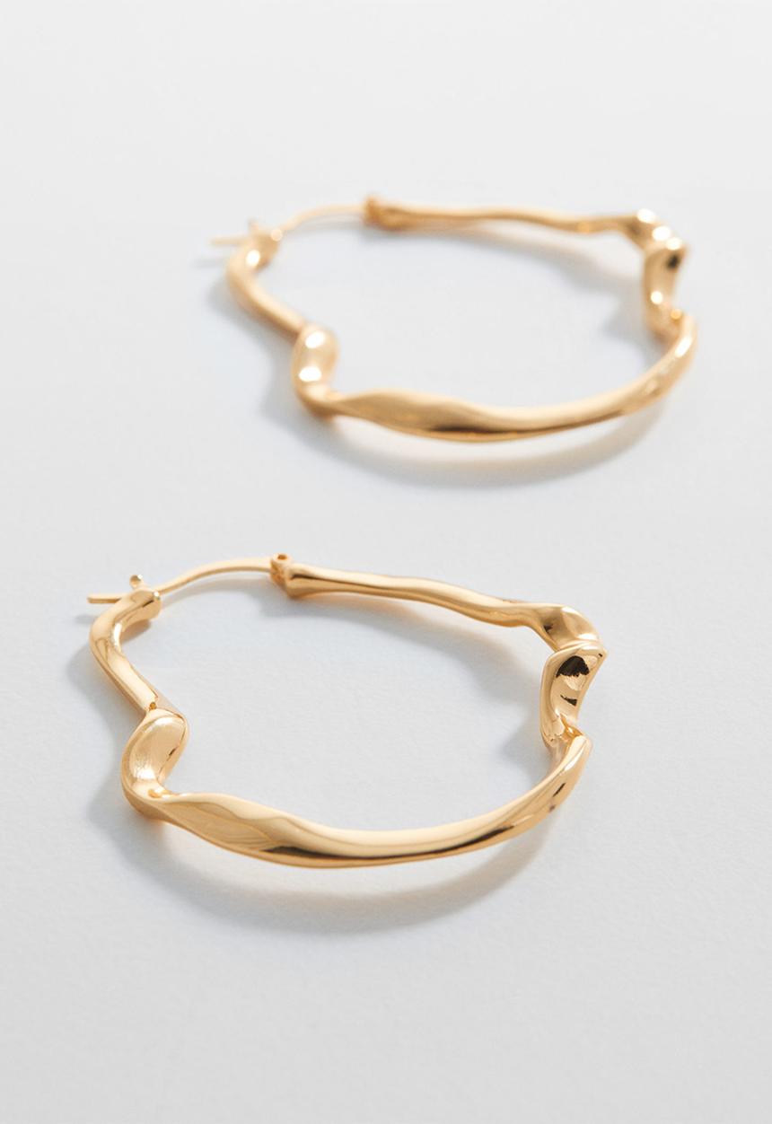 MANGO - Earrings marta - gold