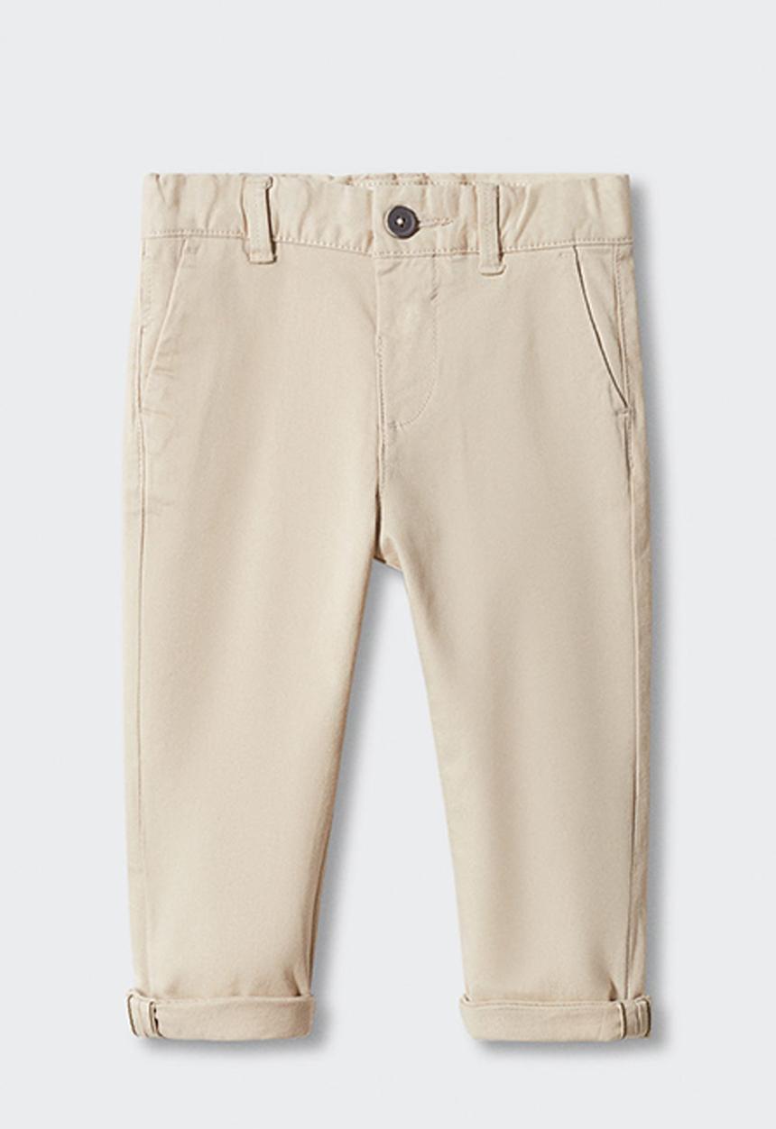 MANGO - Trousers chinos - beige