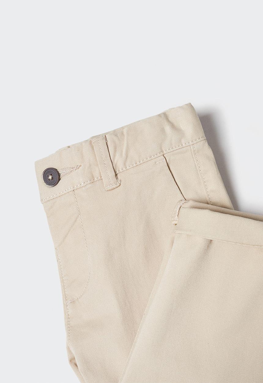 MANGO - Trousers chinos - beige