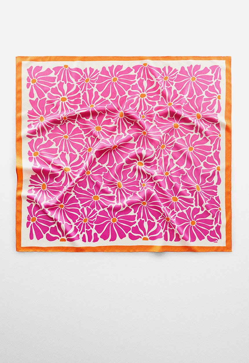 MANGO - Neck scarf marga - pink