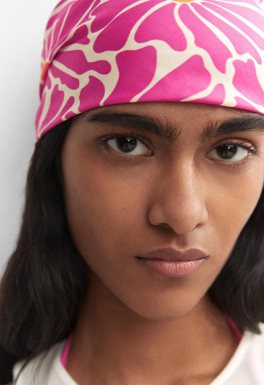 MANGO - Neck scarf marga - pink