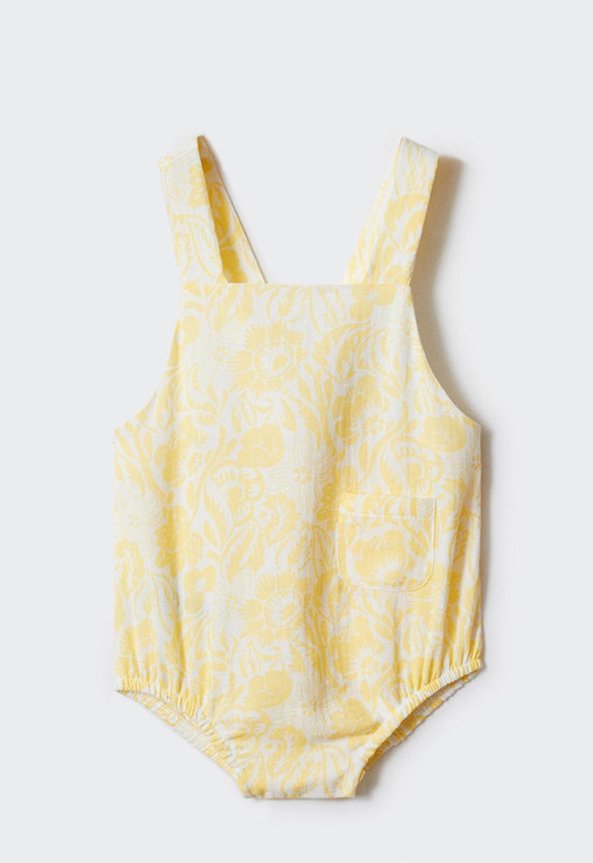 MANGO - Romper suit lulu - pastel yellow