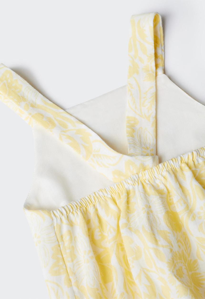MANGO - Romper suit lulu - pastel yellow