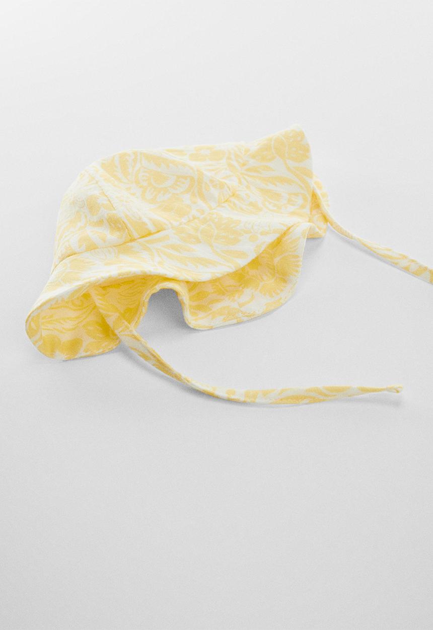 MANGO - Hat wakih - pastel yellow
