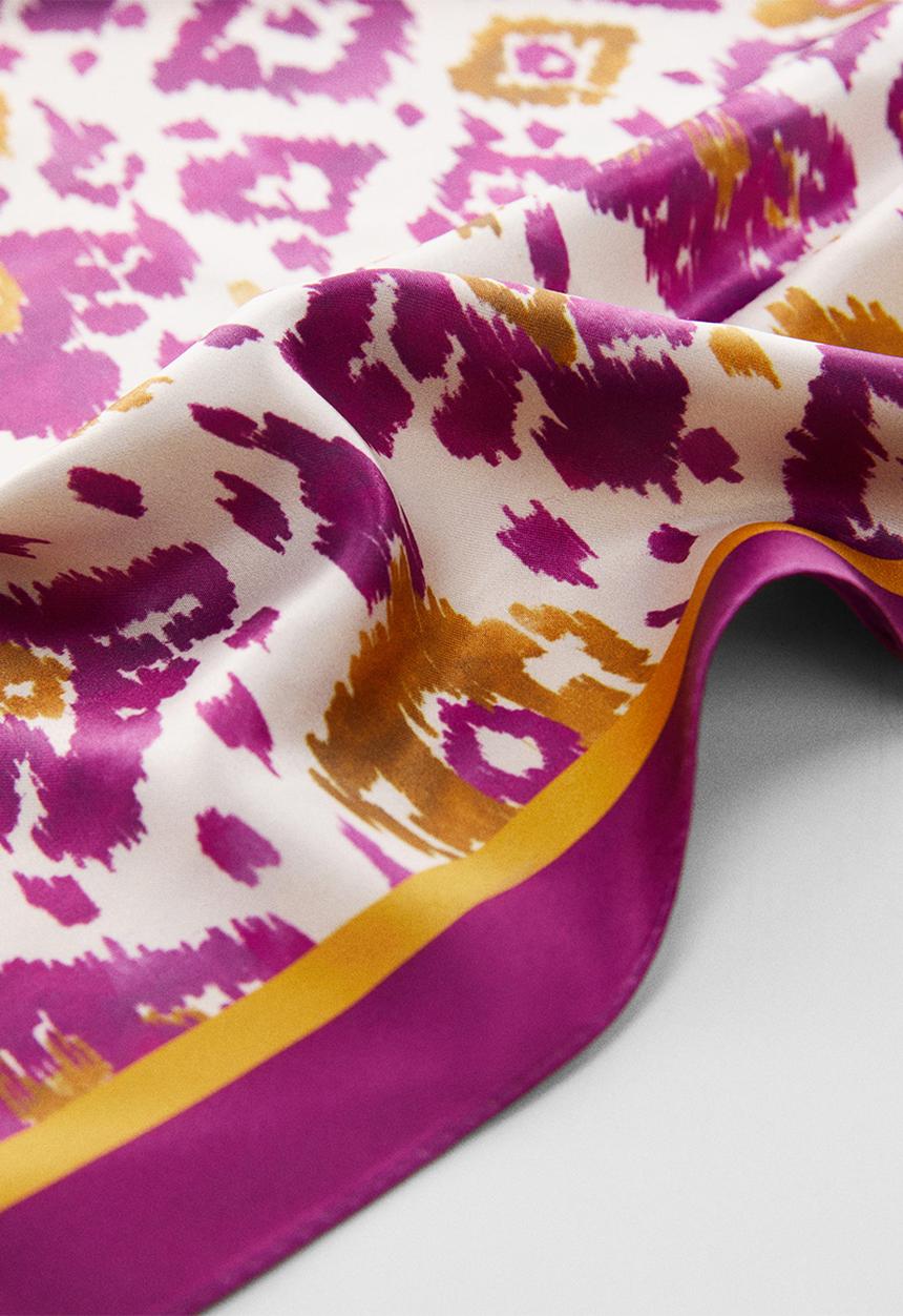 MANGO - Neck scarf india - purple