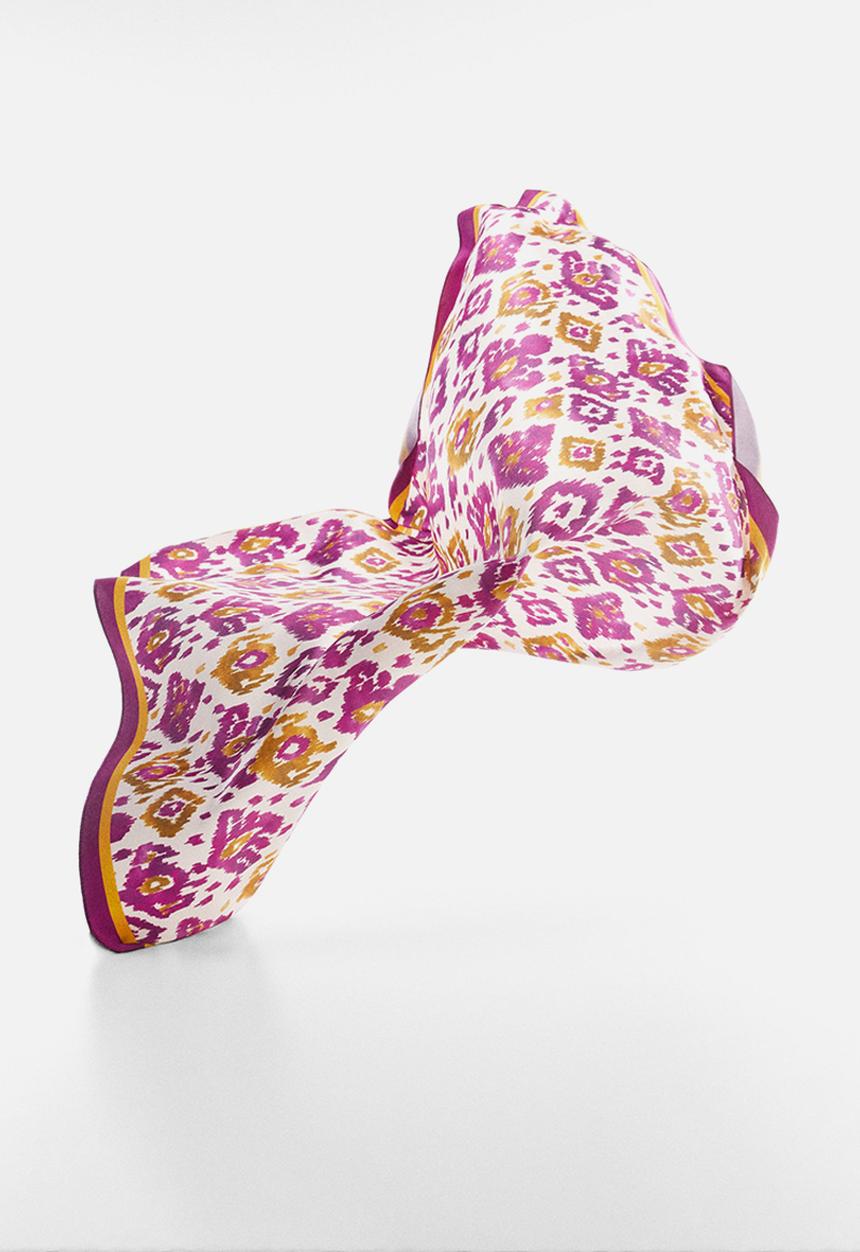 MANGO - Neck scarf india - purple