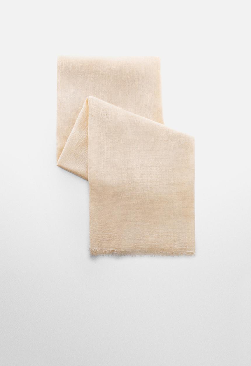 MANGO - Foulard spiagia - ecru