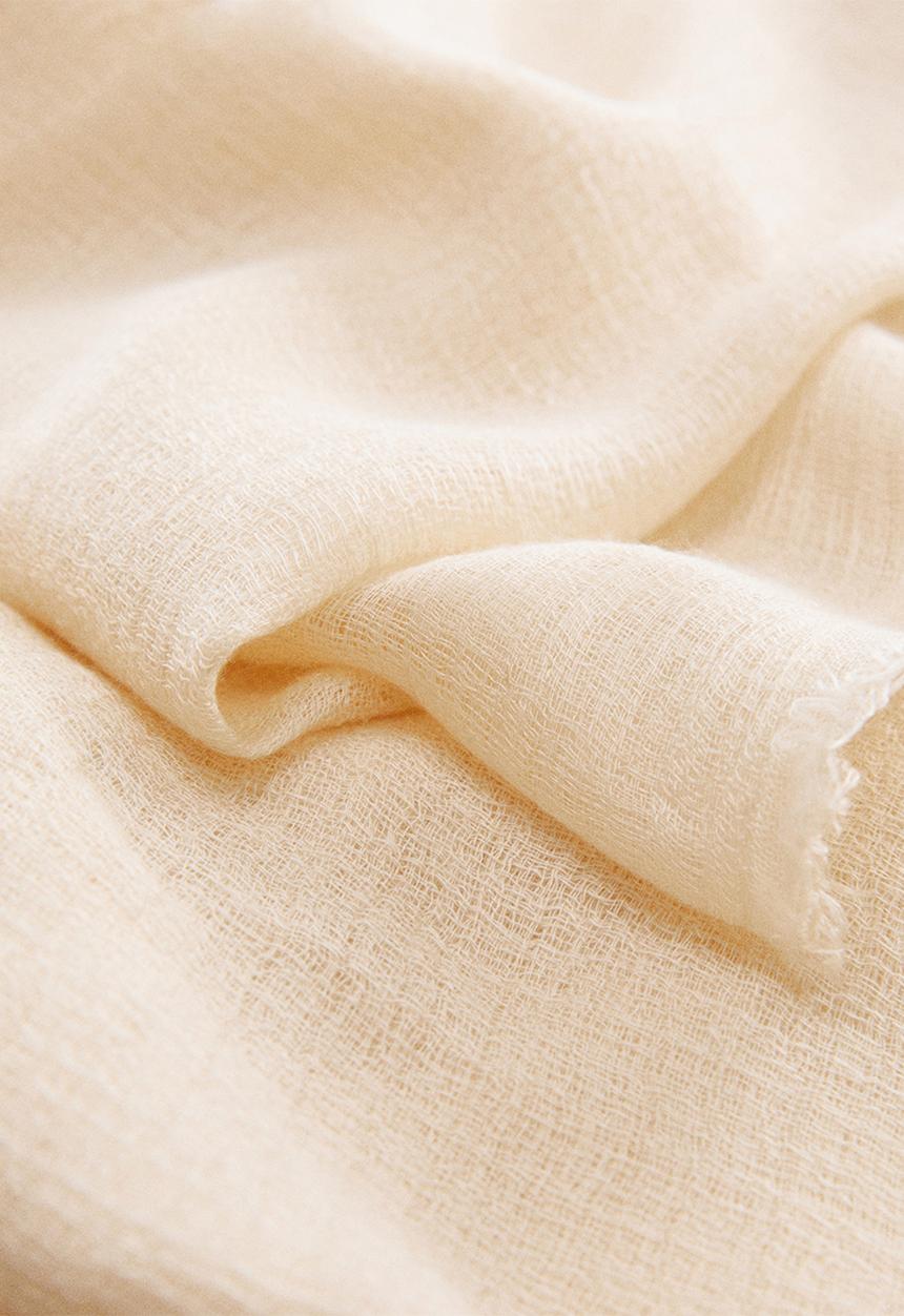 MANGO - Foulard spiagia - ecru
