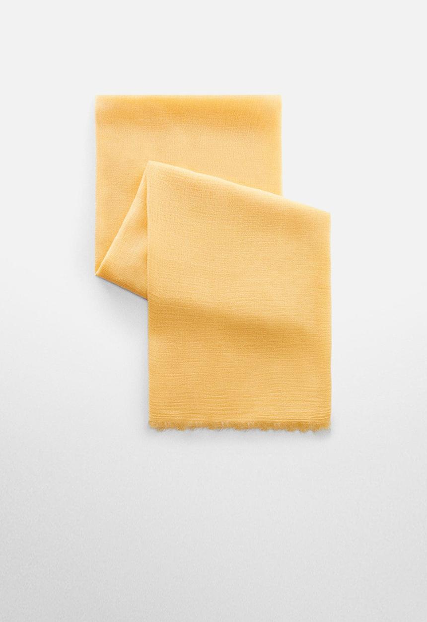 MANGO - Foulard spiagia - pastel yellow 