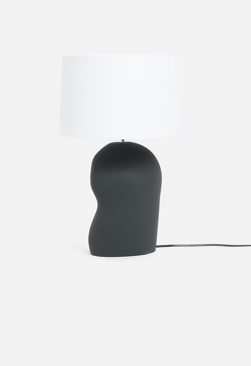 Sixth Floor - Beckett table lamp - charcoal