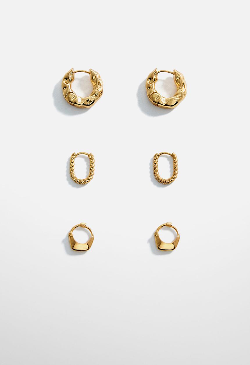 MANGO - Earrings mar - gold