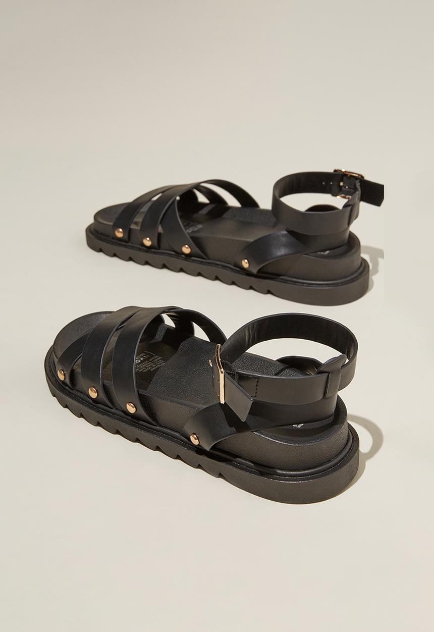 Cotton On - Pipa roman sandal - black