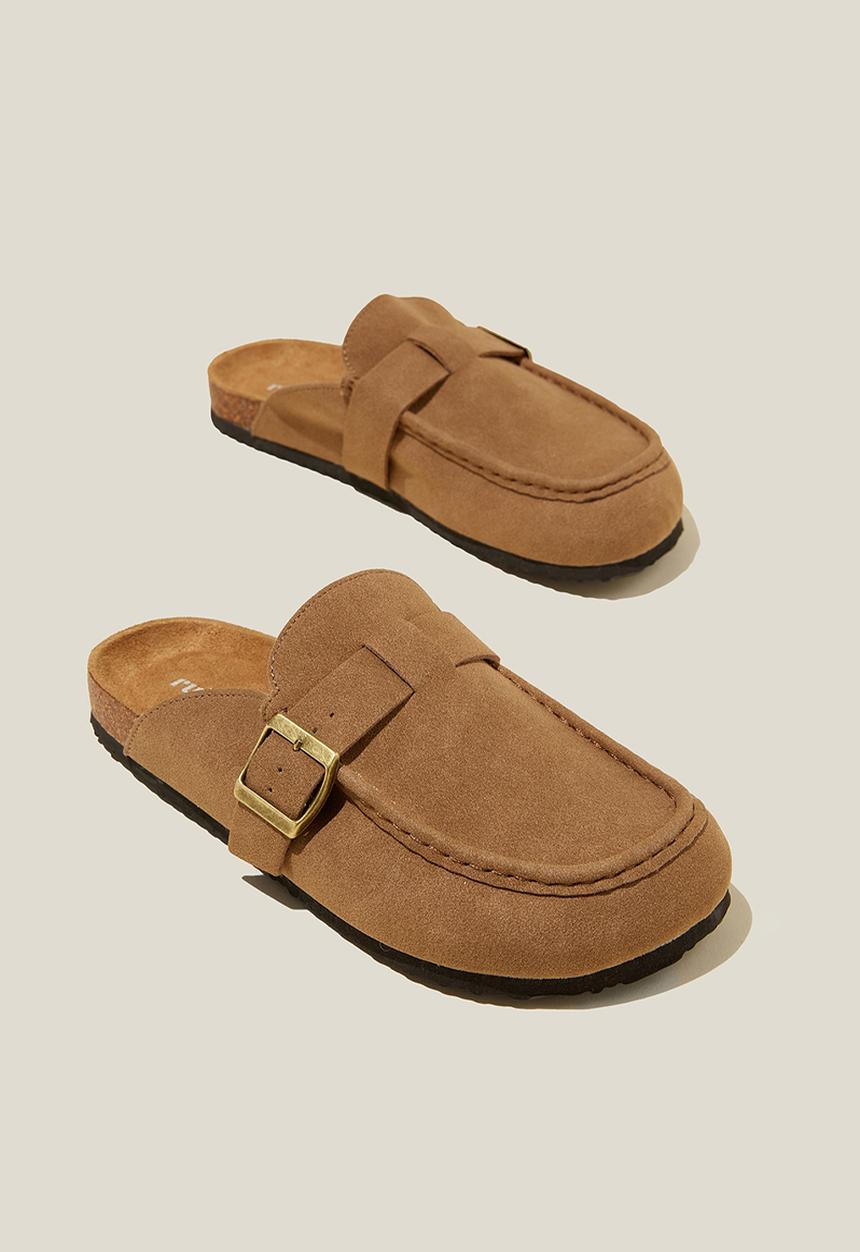 Cotton On - Rex moccasin mule - roebuck micro