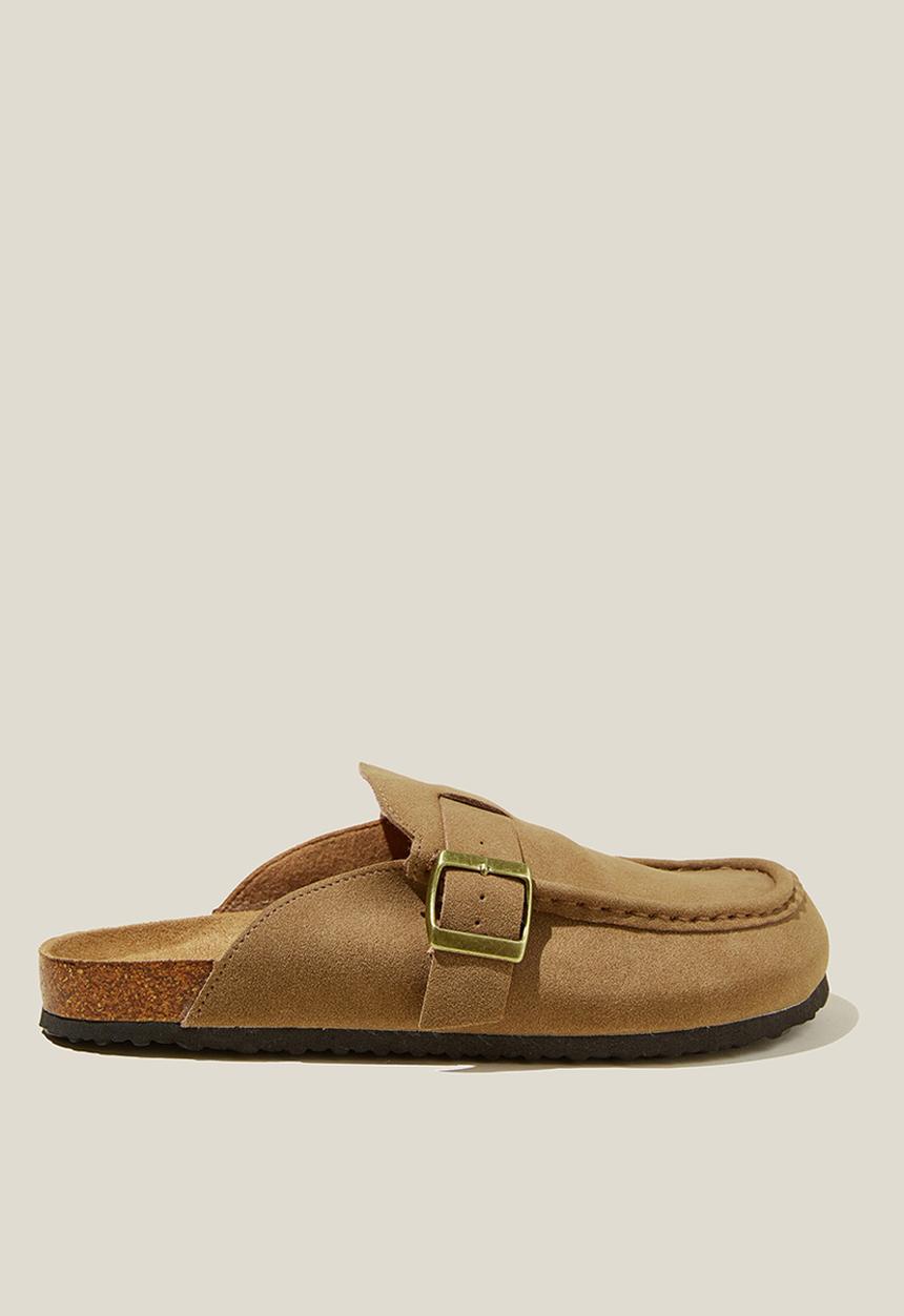 Cotton On - Rex moccasin mule - roebuck micro