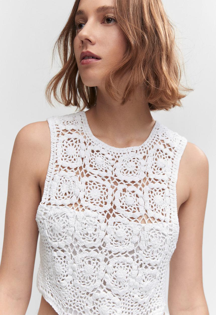MANGO - Dress blake - white