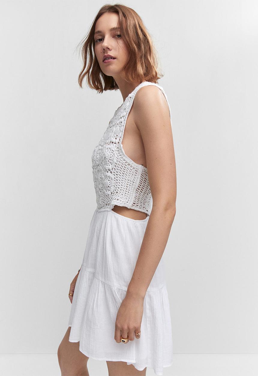 MANGO - Dress blake - white