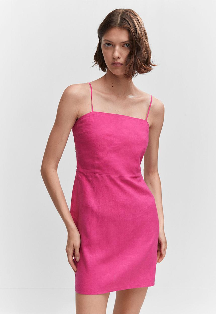 MANGO - Dress pedro - bright pink