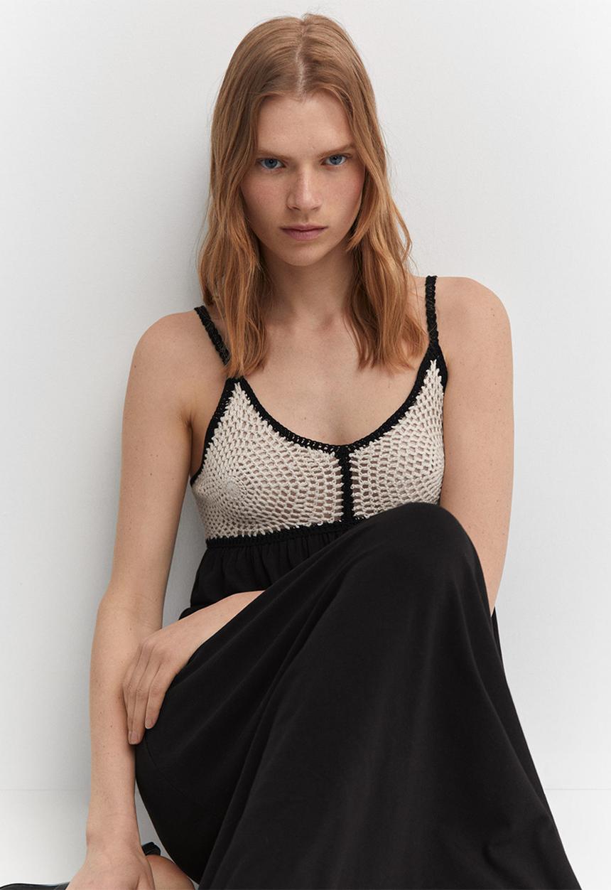 MANGO - Dress eva - black