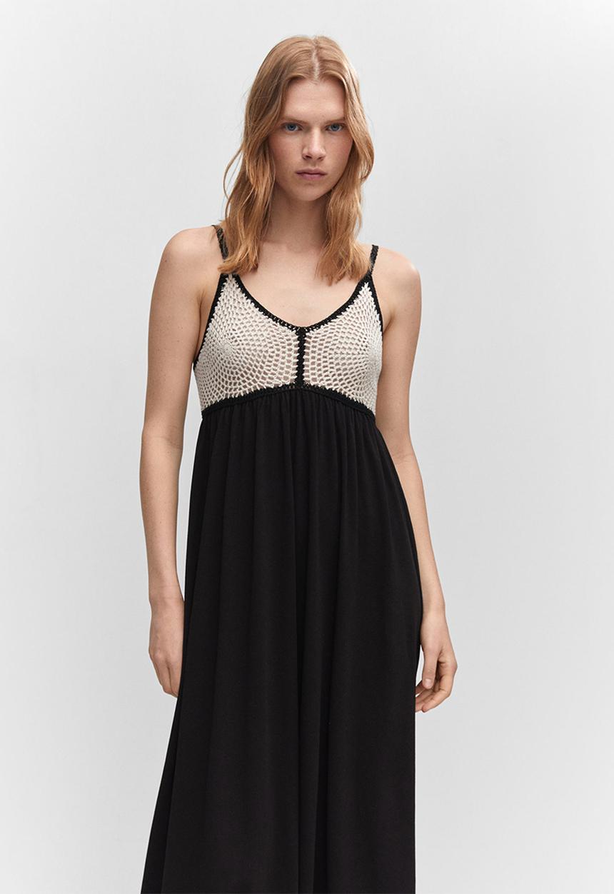 MANGO - Dress eva - black