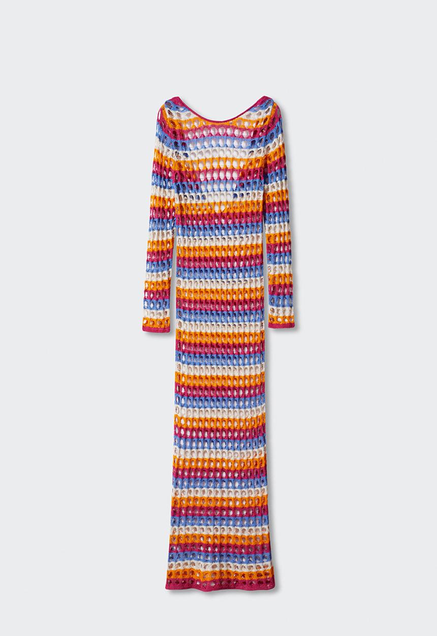 MANGO - Dress dalias - light pastel orange
