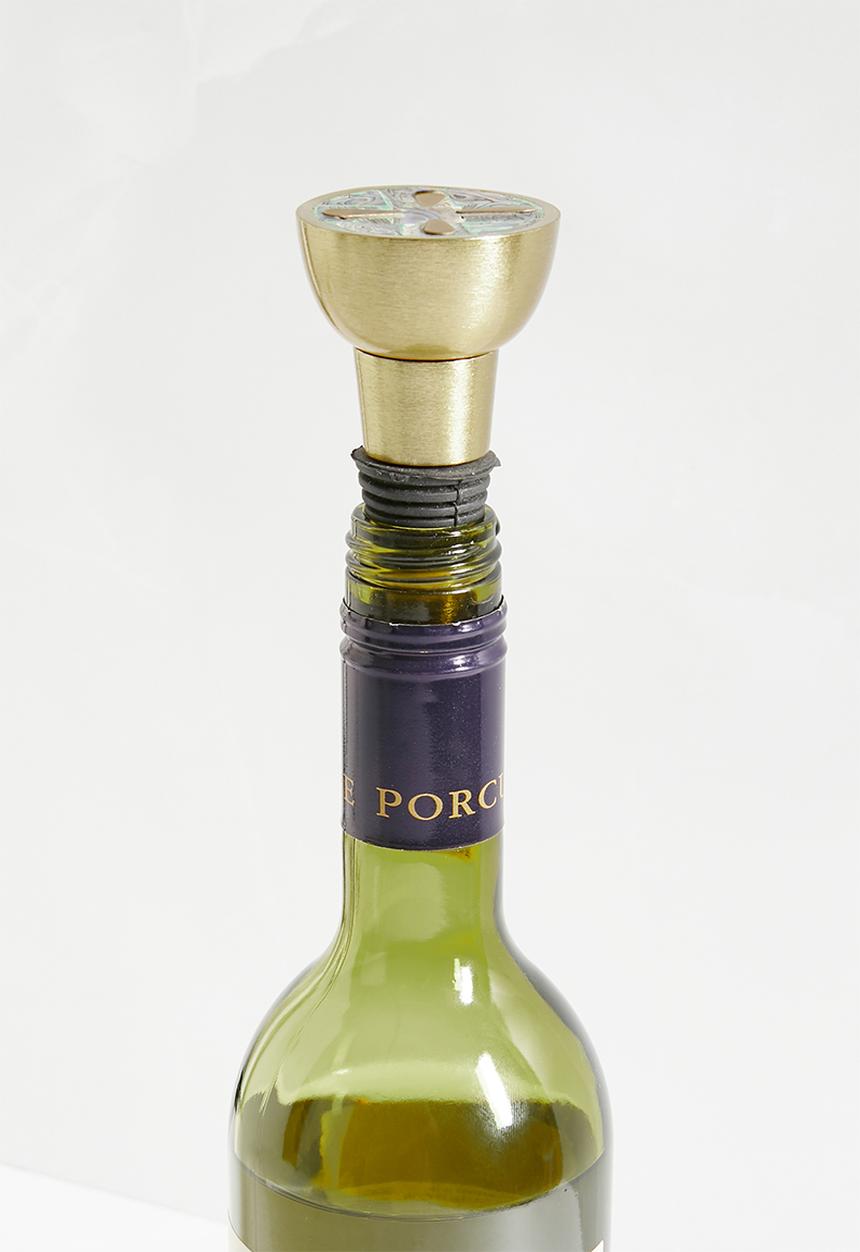 Sixth Floor - Nikora bottle stopper - gold