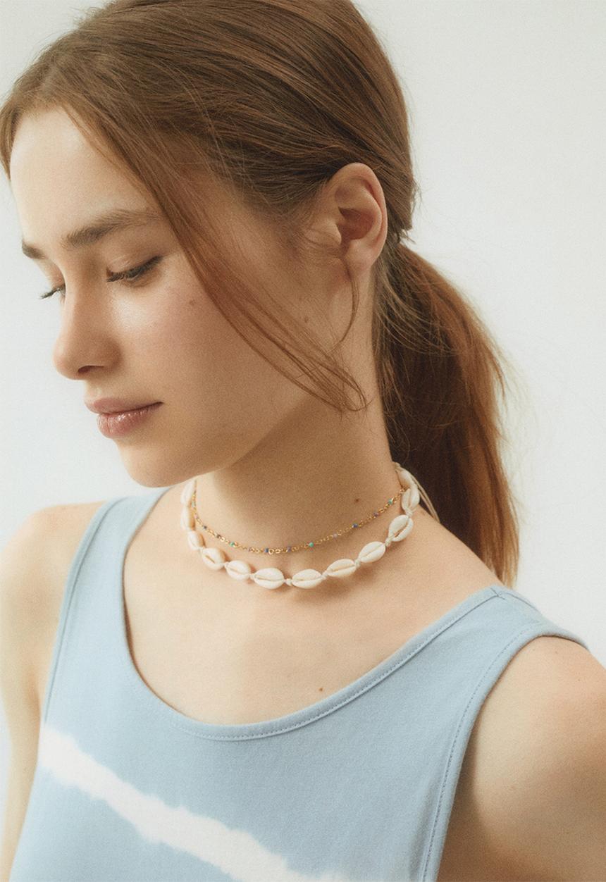 MANGO - Necklace niza - gold