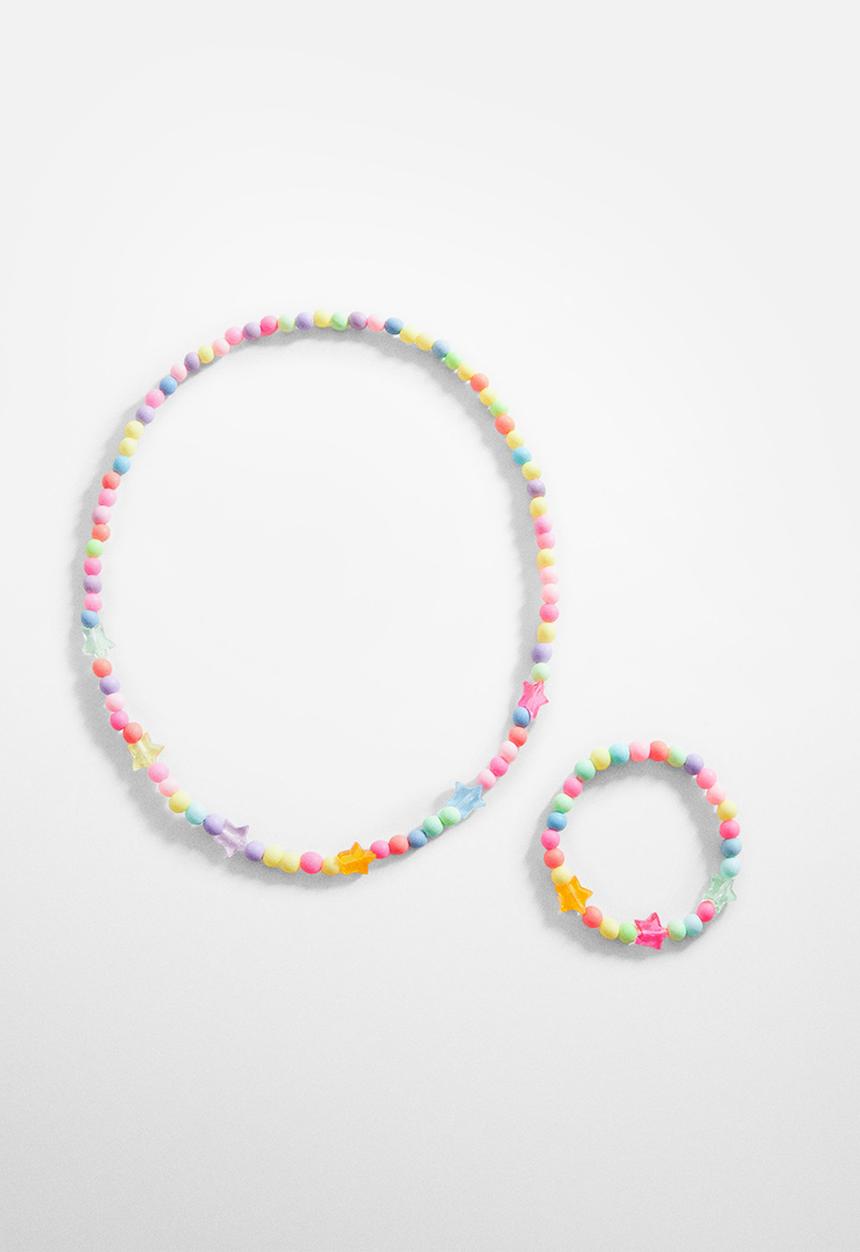 MANGO - Necklace seastar - pink
