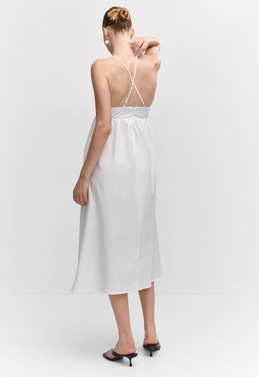 MANGO - Dress bretzel-h - white