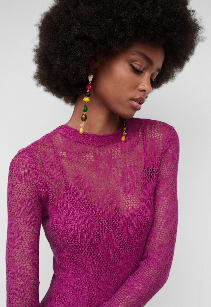 MANGO - Dress margarit - bright pink