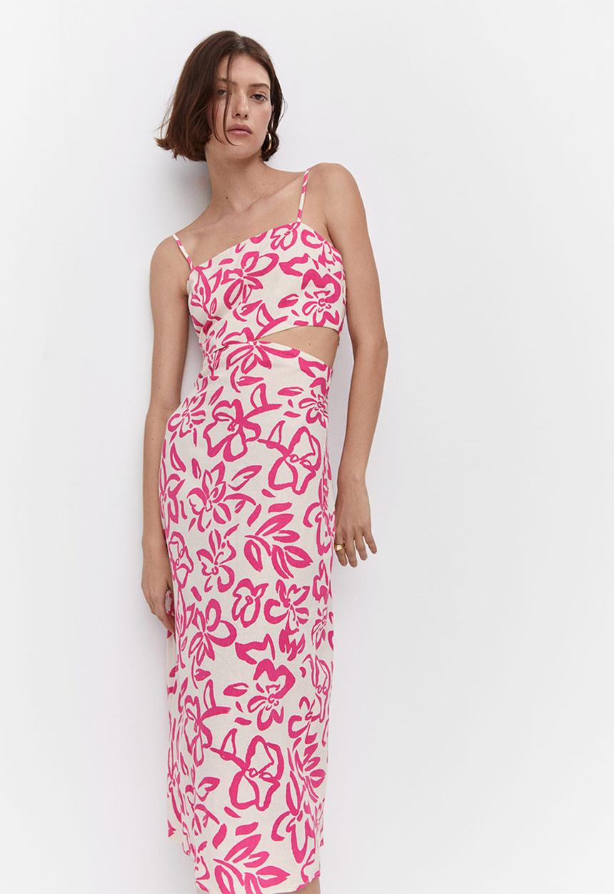 MANGO - Dress olimpia - bright pink