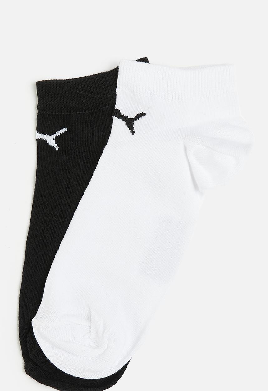 PUMA - Ladies 2 pack technical running sock - black / white