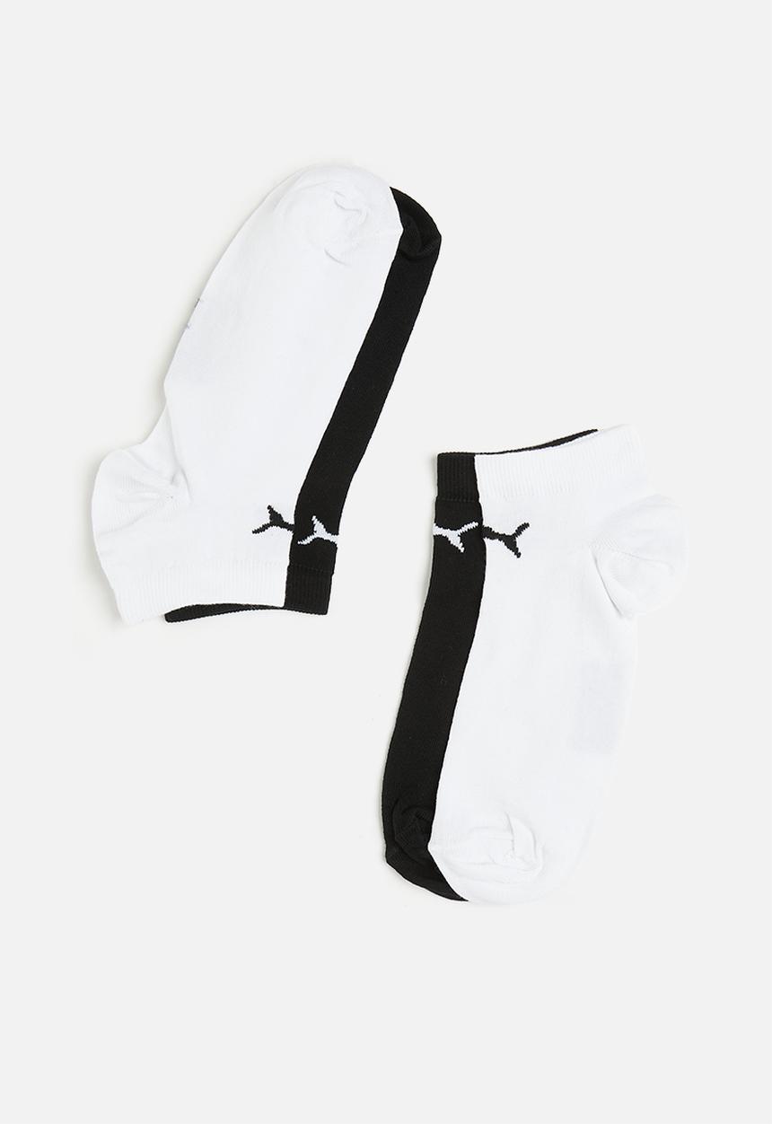 PUMA - Ladies 2 pack technical running sock - black / white