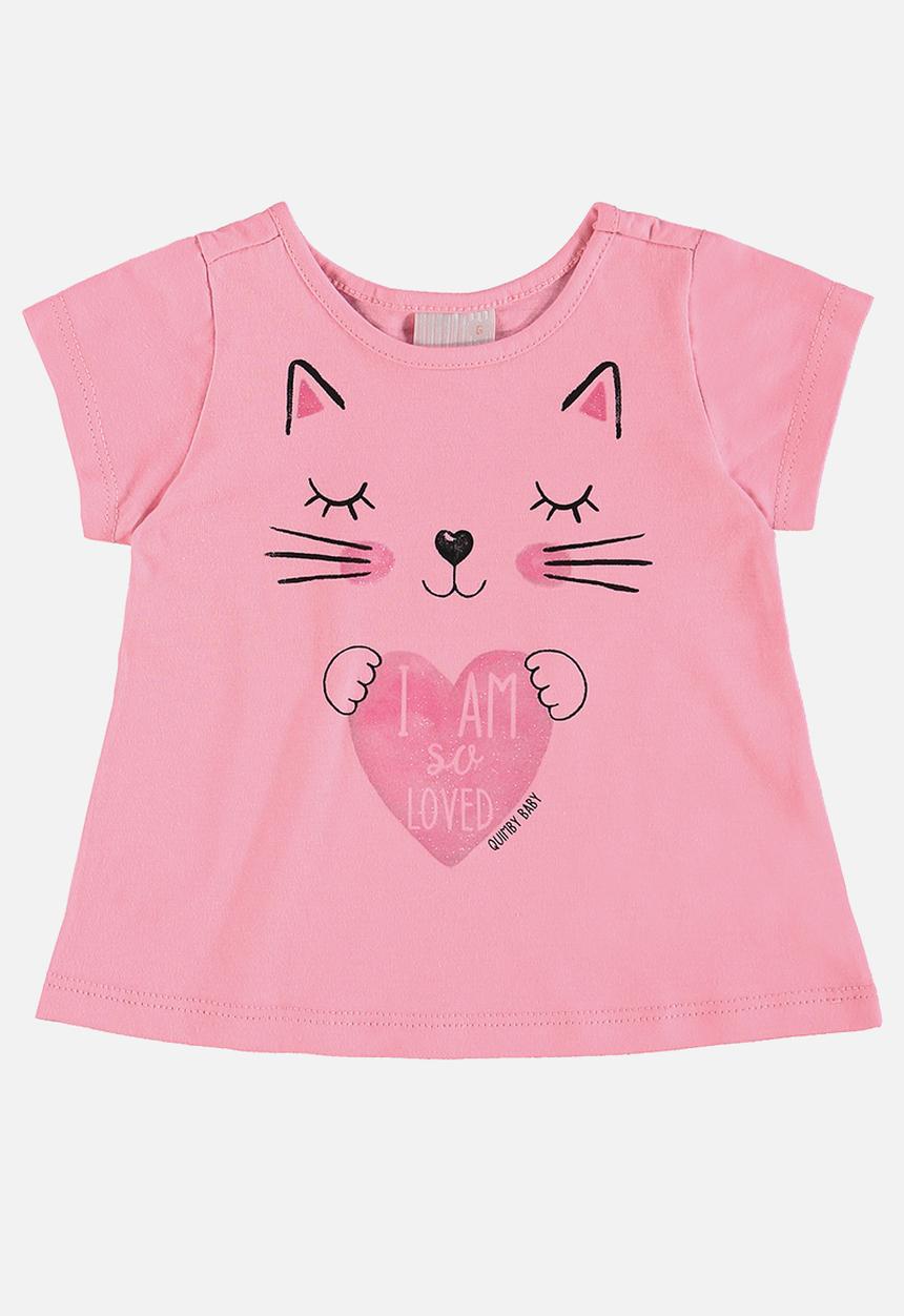 Quimby - Single jersey t-shirt - pink