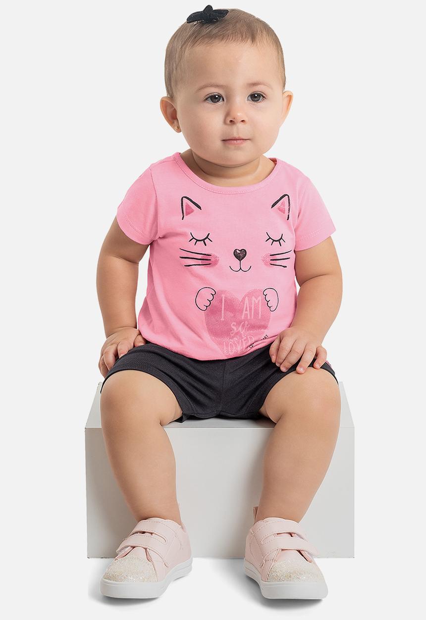 Quimby - Single jersey t-shirt - pink