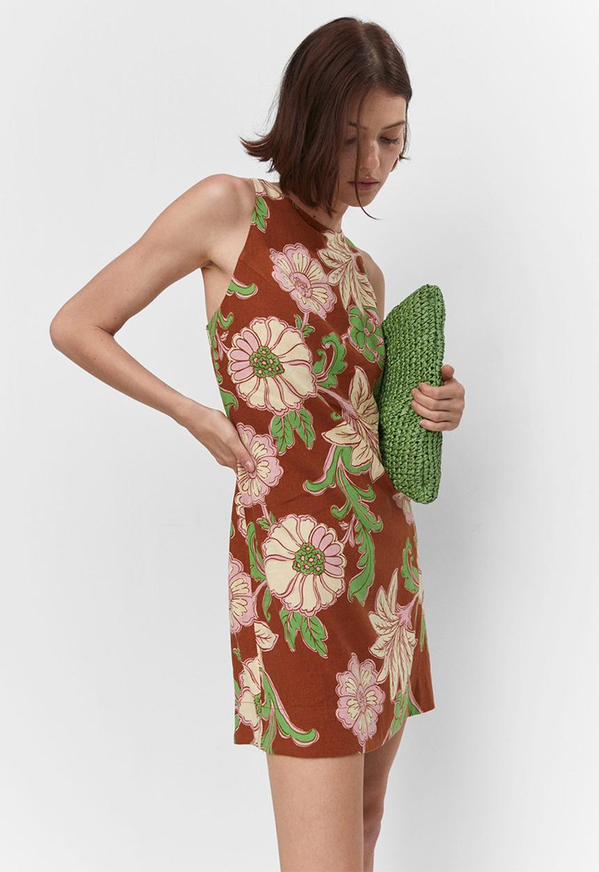MANGO - Dress noemi - brown