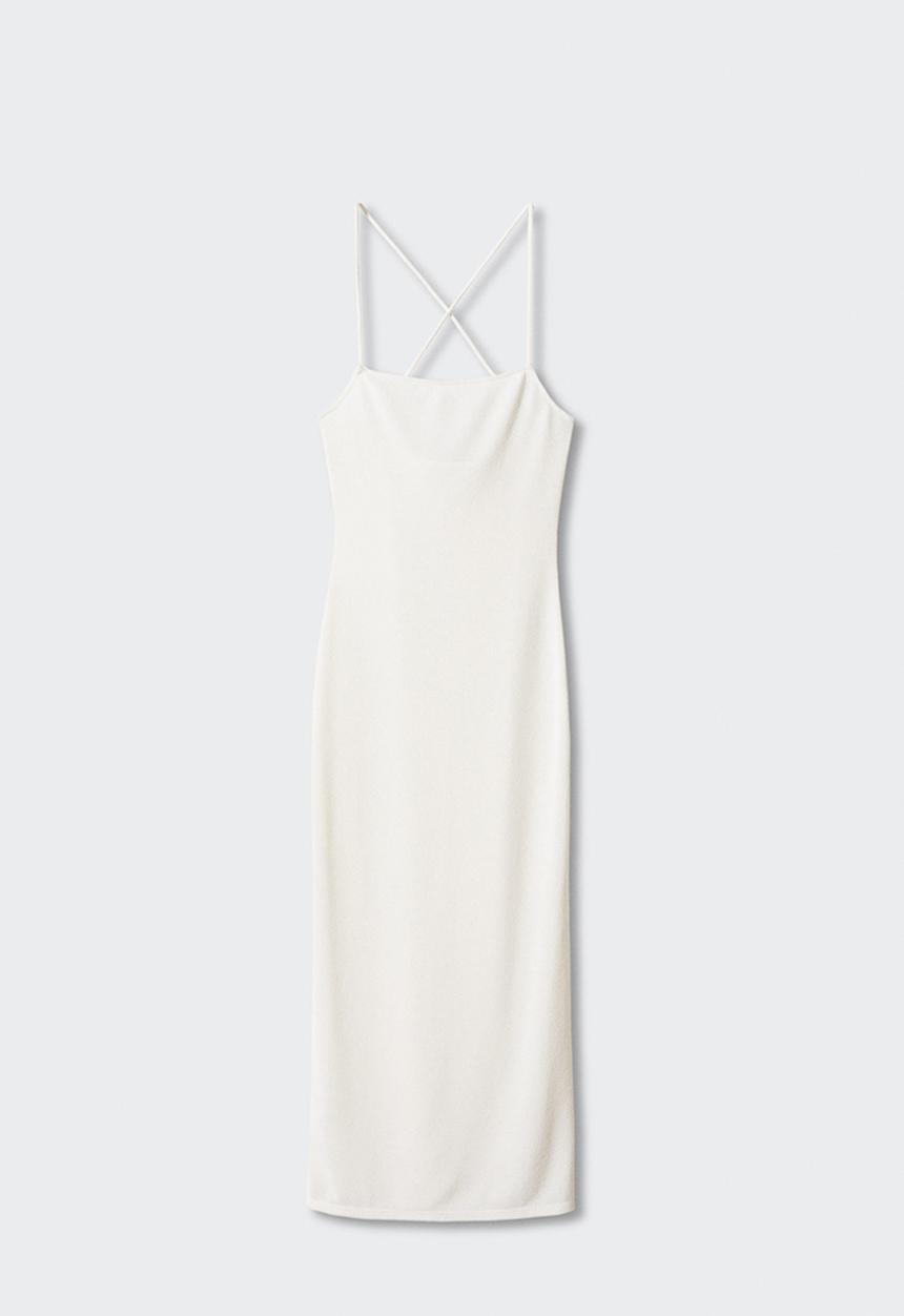 MANGO - Dress rejina - white