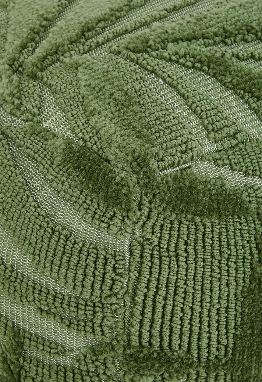Sixth Floor - Cammy leaf ottoman - green