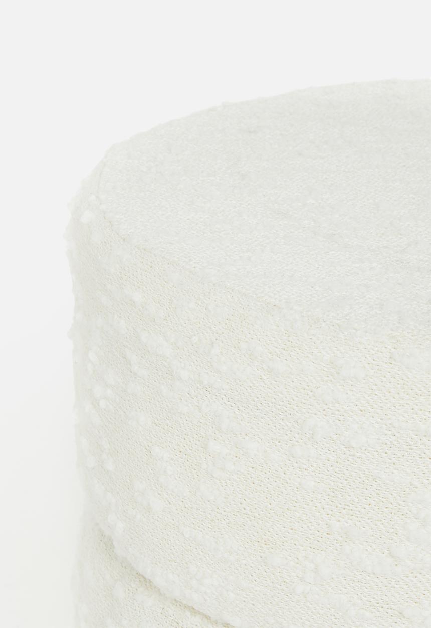 Sixth Floor - Giulia ottoman - white