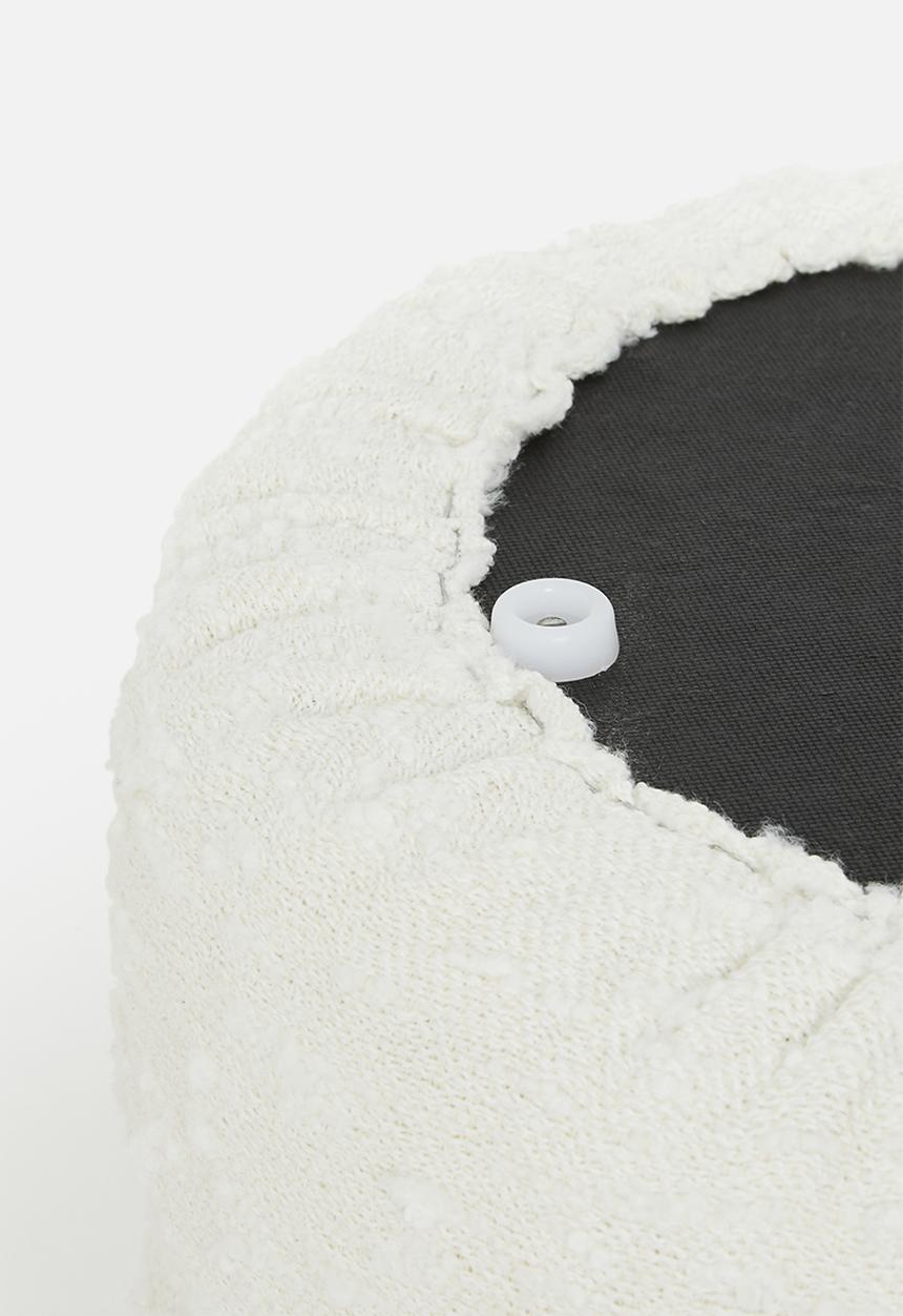 Sixth Floor - Giulia ottoman - white
