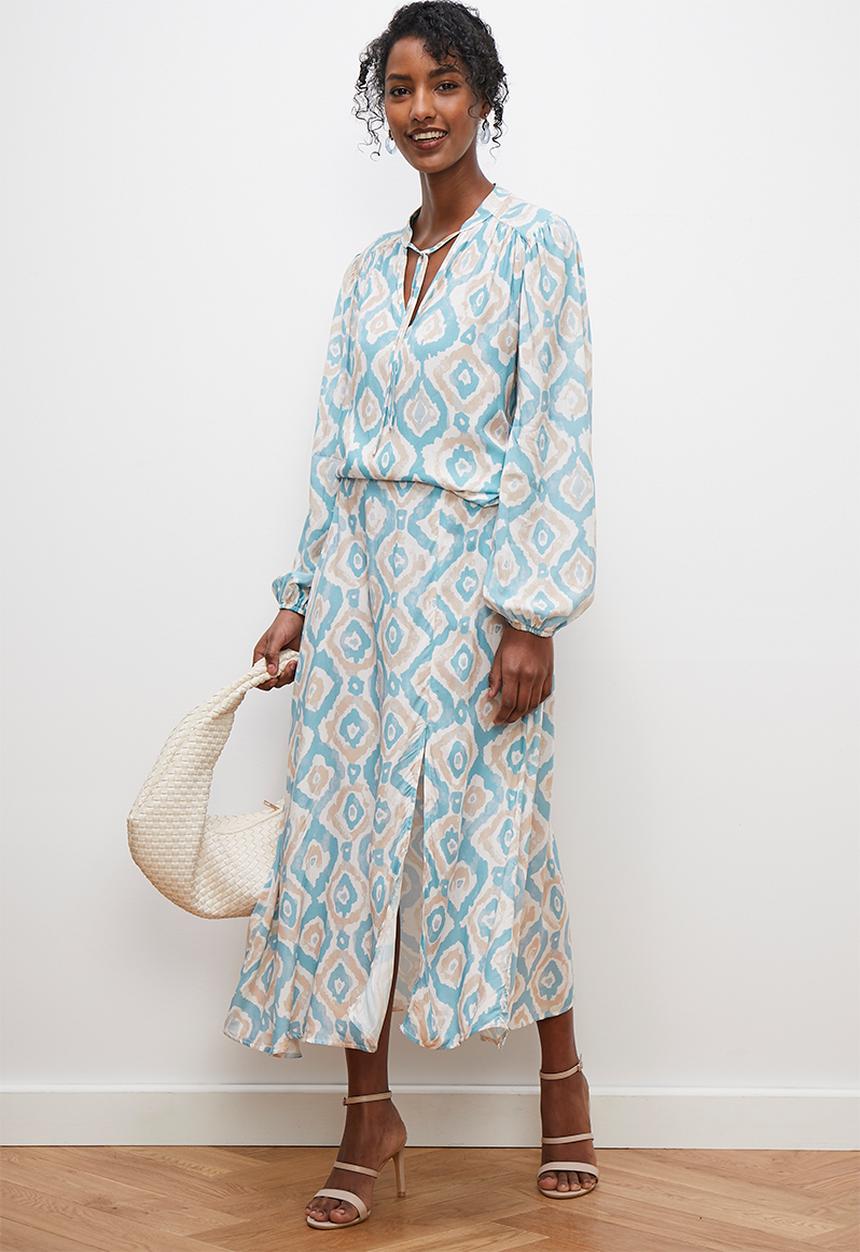 edit - Textured notch neck shell - multi 